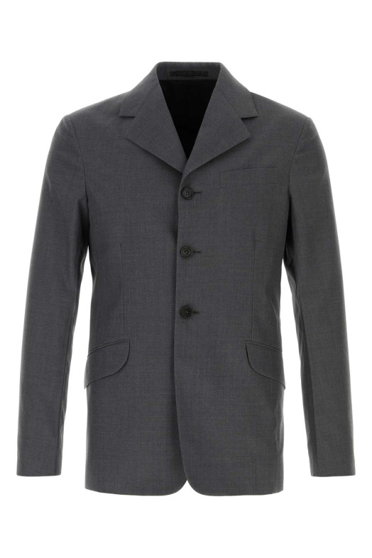 Graphite wool blazer JIL SANDER (J21BN0227J40249)