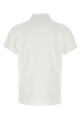 Біла сорочка-поло з піке MONCLER (L10918A0002684556)