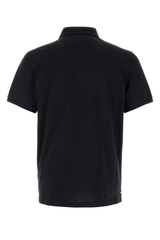 Полурубашка из пике темно-синего цвета MONCLER (L10918A0003089A16)