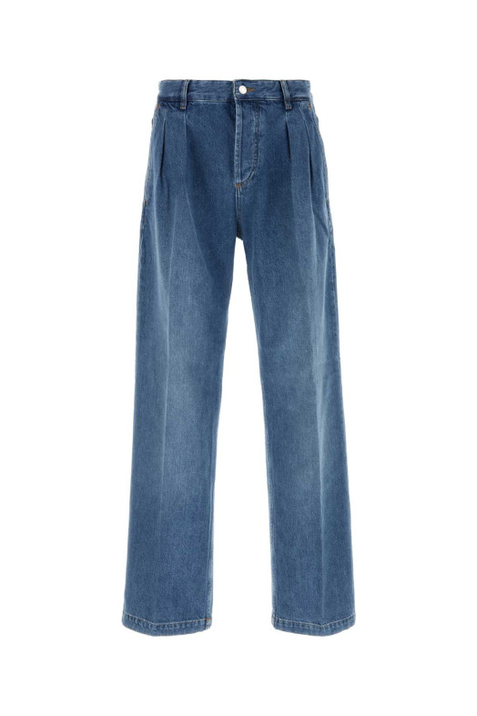 LIGHT BLUE DENIM STRAIGHT JEANS MARINE SERRE (MPA094ACDEN0002)