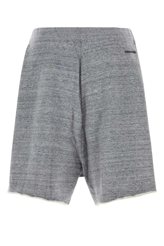 Grey cotton bermuda shorts DSQUARED (S78MU0075S25463)