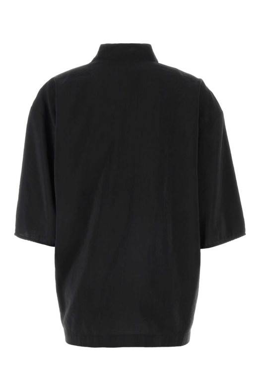 Black Blusa in misto seta nera LEMAIRE (SH1217LF1308)
