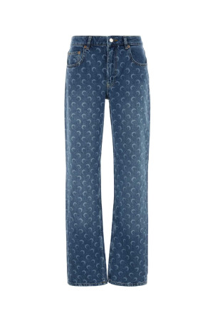 Джинси з принтом MARINE SERRE (WPA128BCDEN0002)