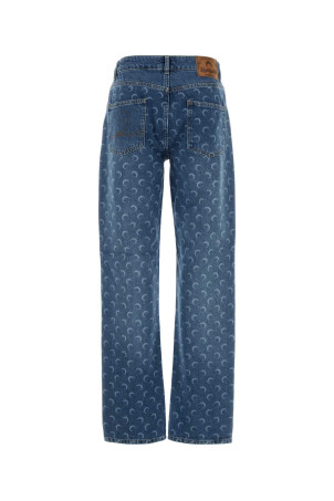 Джинси з принтом MARINE SERRE (WPA128BCDEN0002)