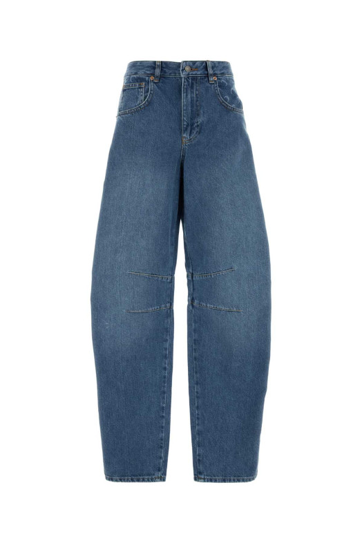 Denim wide-leg jeans MARINE SERRE (WPA174ACDEN0002)