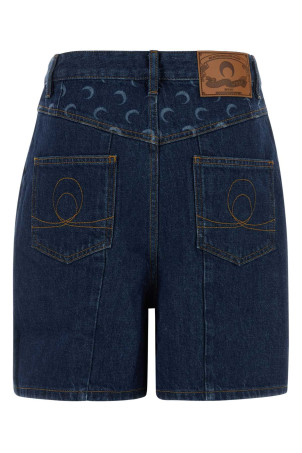 Сині джинсові шорти MARINE SERRE (WSH018ARDEN0002)