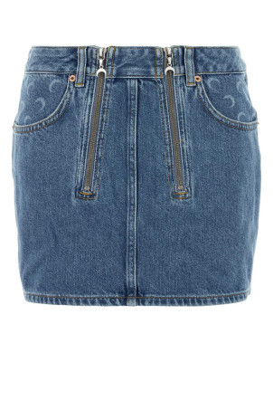 Джинсова міні-спідниця MARINE SERRE (WSK135ACDEN0002)