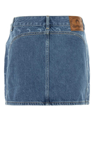 Джинсова міні-спідниця MARINE SERRE (WSK135ACDEN0002)