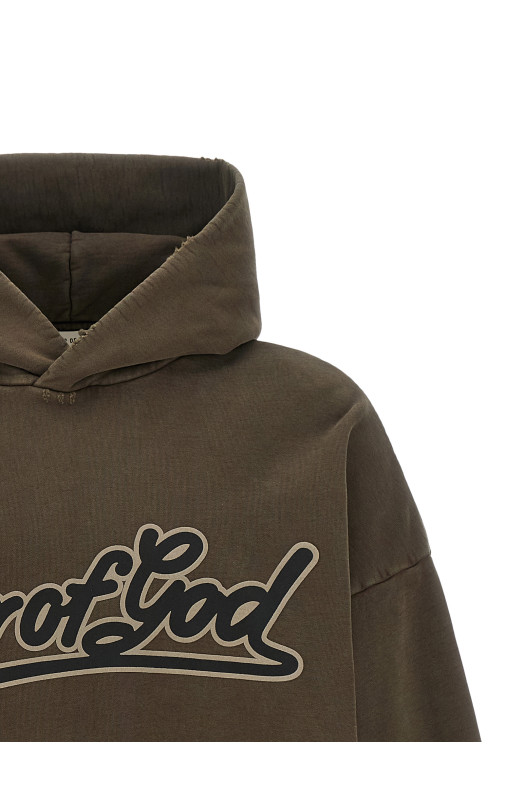 Толстовка с капюшоном «Fear Of God Classic», коричневая FG9M129940BHFFADEDBROWN