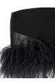 Юбка из перьев, черная THE ATTICO 260WCR00153100