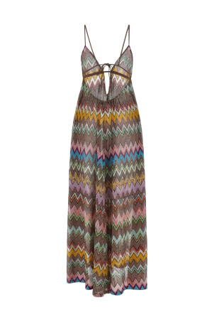 Віскозна сукня з ламе, різнокольорова MISSONI MS26SQ1VBR014KSM9YK