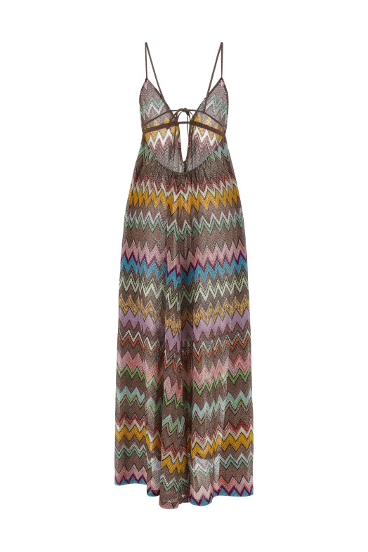 Вискозный дриз с ламе-отделкой, многоцветный MISSONI MS26SQ1VBR014KSM9YK