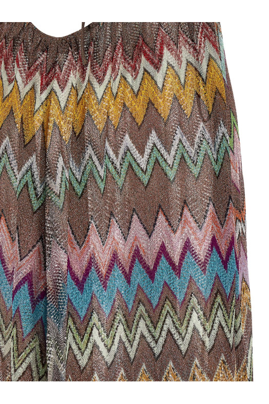 Вискозный дриз с ламе-отделкой, многоцветный MISSONI MS26SQ1VBR014KSM9YK