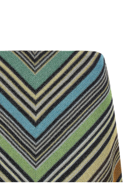 Geometric pattern skirt Multicolor