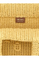 Crochet raffia shopping bag Beige