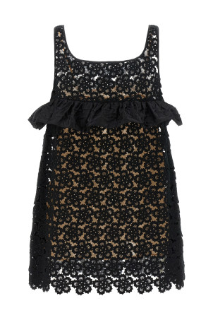 Сукня «Макраме» чорного кольору MIU MIU MF6359SOOO19SLF0002