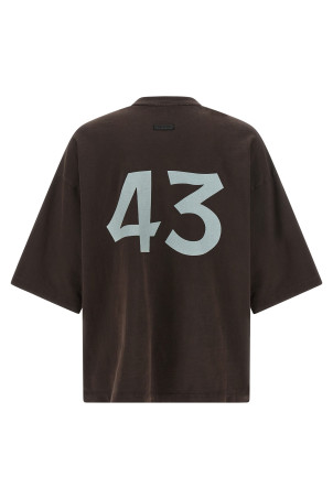 Футболка «43» коричневого кольору FG9M109959HWJDARKBROWN