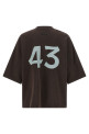 '43' T-shirt Brown
