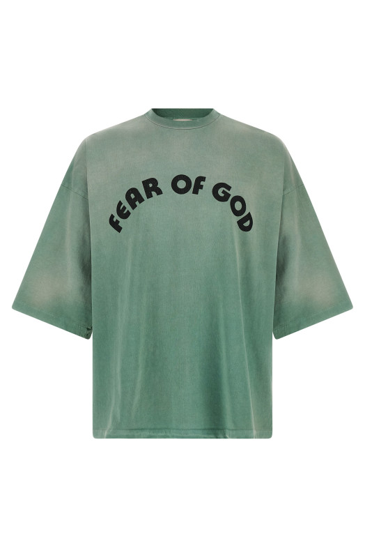 Футболка «Fear of God 26», зеленая FG9M109966HWJSKY
