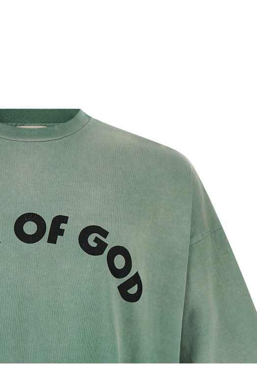 Футболка «Fear of God 26», зеленая FG9M109966HWJSKY