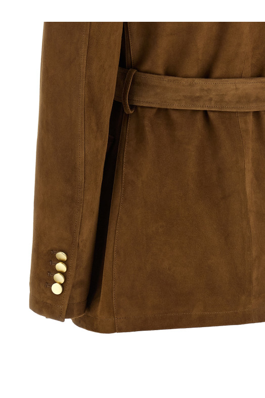 Куртка «Clea», коричневая CLEAPECHE2601COGNAC