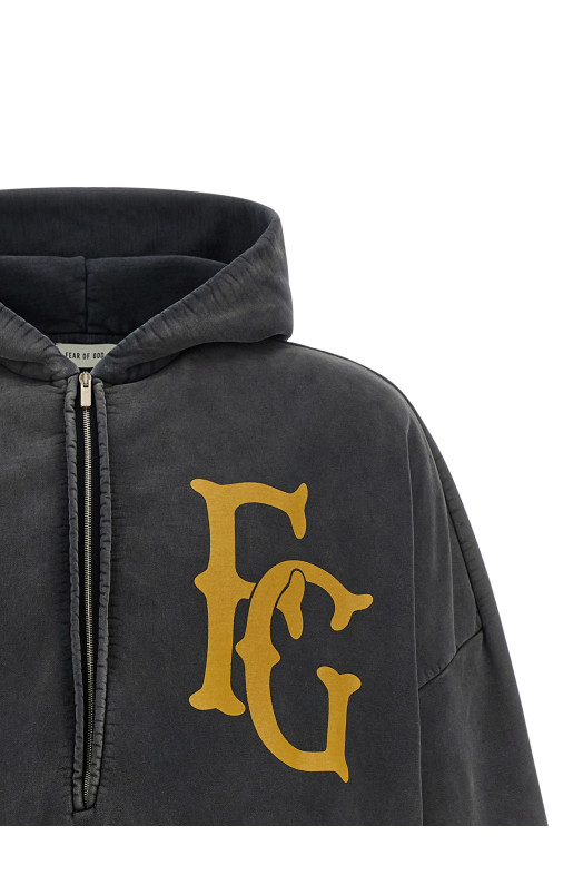 'Baseball Club' hoodie Gray