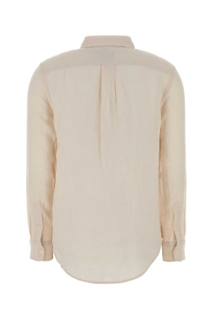 Сорочка з льону пісочного кольору POLO RALPH LAUREN (211970730)