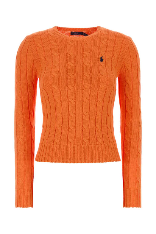 Оранжевый хлопковый свитер POLO RALPH LAUREN (211971869)