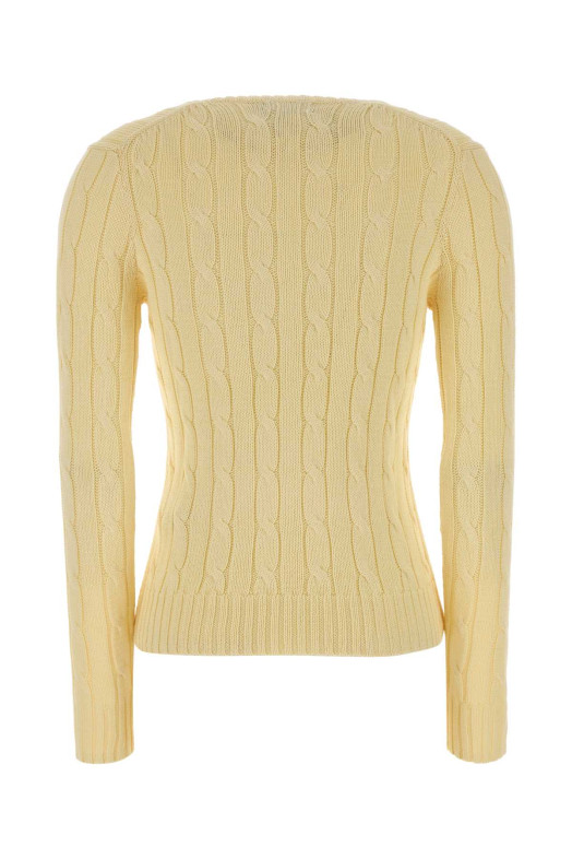 Pastel yellow cotton sweater Black POLO RALPH LAUREN (211971870)