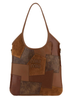 Багатокольорова шкіряна сумочка MIU MIU (5BG231VMLN2CRI)