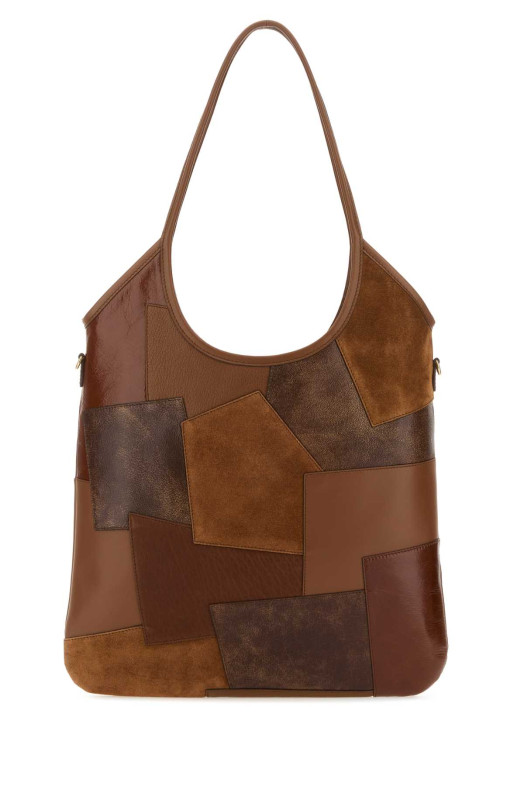 Многоцветная кожаная сумочка MIU MIU (5BG231VMLN2CRI)