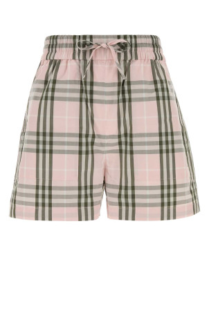 Шорти з вишивкою з попліну BURBERRY (8123642)