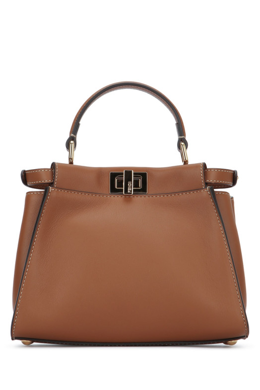 PEEKABOO MINI СОЛОМЯНАЯ СУМКА, ВЯЗАННАЯ КРЮЧКОМ, FENDI (8BN244AWQ9)