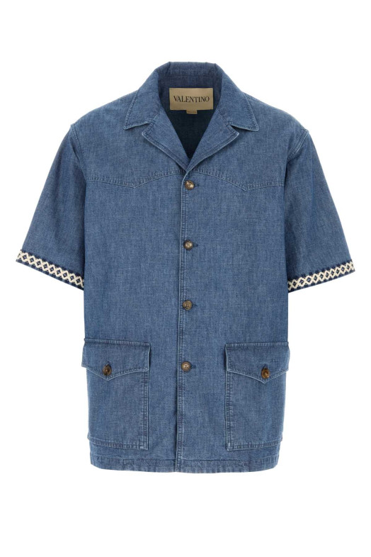 Джинсовая рубашка VALENTINO GARAVANI (8V3DBF20AL4)