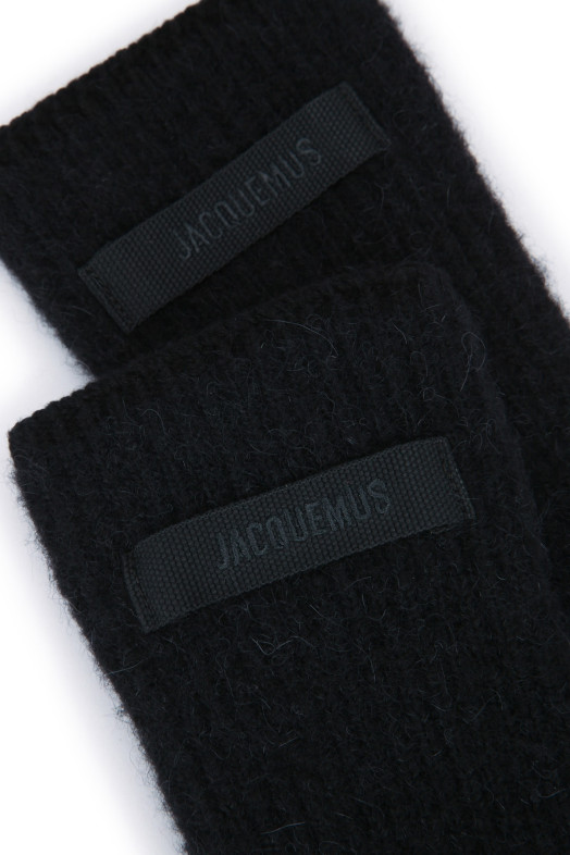ПЕРЧАТКИ GROS GRAIN Blue JACQUEMUS (ACU00668AK00227)