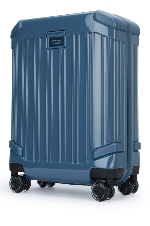 TROLLEY CABINA SLIM 4 RUOTE IN POLICARBONATO PIQUADRO (BV4425POP)