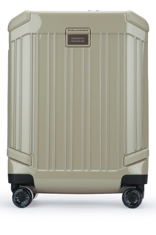 TROLLEY CABINA SLIM 4 RUOTE IN POLICARBONATO PIQUADRO (BV4425POP)