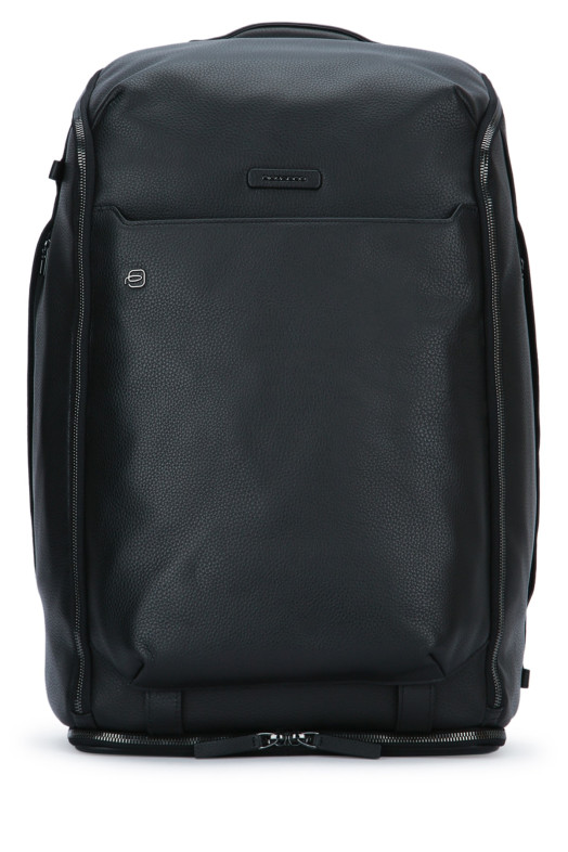 BORSONE DA VIAGGIO IN PELLE PORTABILE A ZAINO Black PIQUADRO (BV5993MOS)