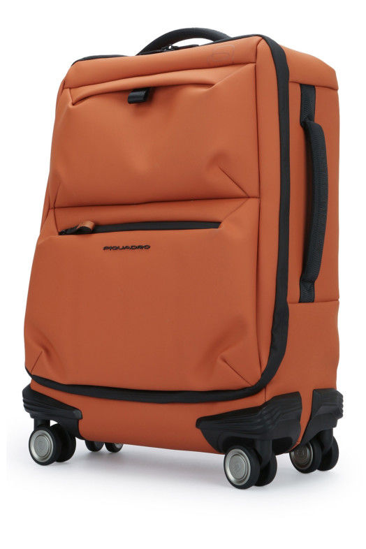SLIM CABIN LUGGAGE 4 RUOTE IN TESSUTO PIQUADRO (BV6377C2OW)
