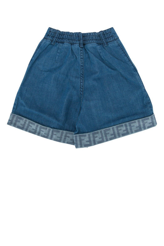 КОРОТКИЕ ДЖИНСЫ ТЕМНО-СИНИЕ FENDI KIDS (JFF400AVWI)