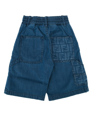 ДЖИНСЫ BERMUDA, ТЁМНО-СИНИЕ, FENDI KIDS (JMF584AVWI)