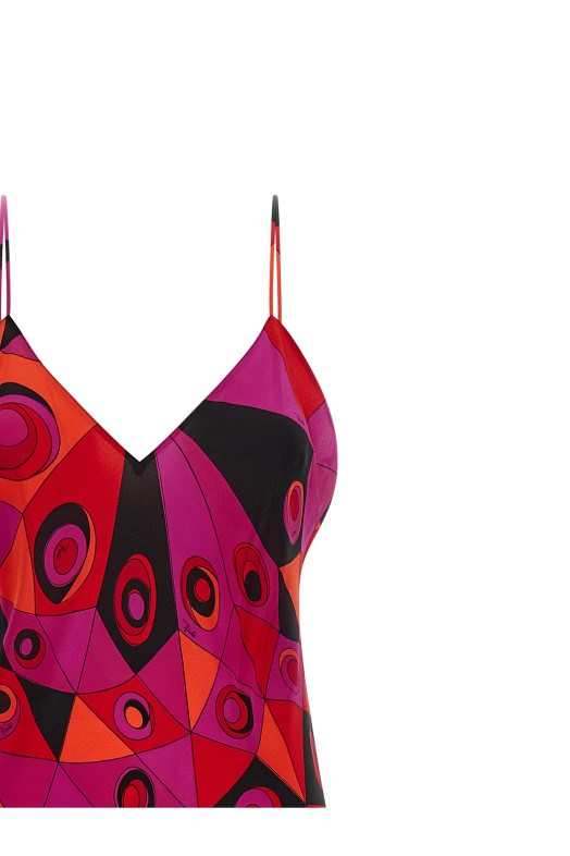 Платье «Occhi» цвета фуксии 6HRI256H723050