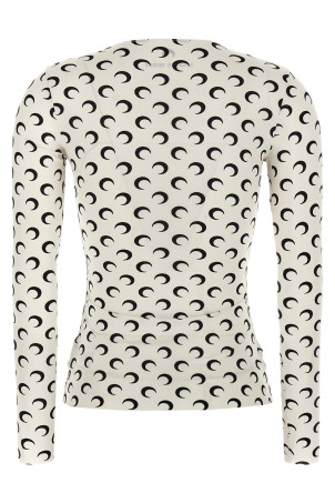 Футболка «Moon Printed Jersey Second Skin», черно-серая WTS006ACJER0001WH00