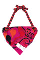 Bandana mix of prints Fuchsia