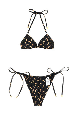Бикини с логотипом, черное MARINE SERRE WSW011ACJER0003IT99