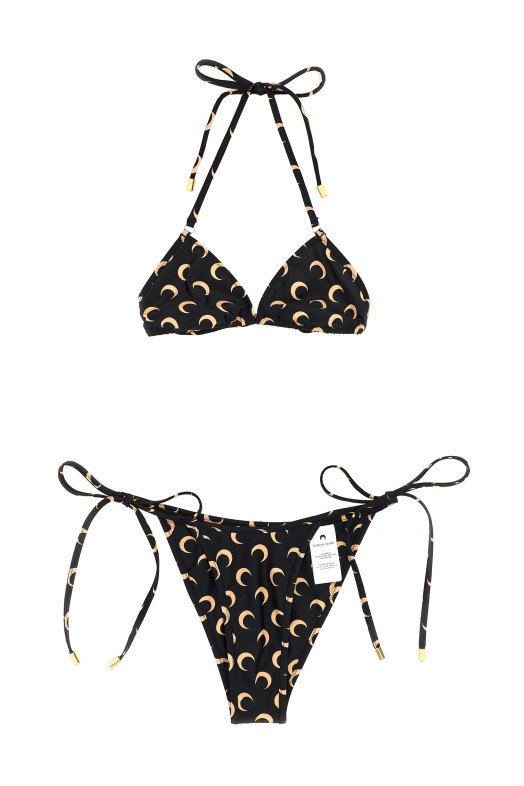 Бикини с логотипом, черное MARINE SERRE WSW011ACJER0003IT99