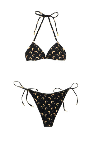 Бикини с логотипом, черное MARINE SERRE WSW011ACJER0003IT99