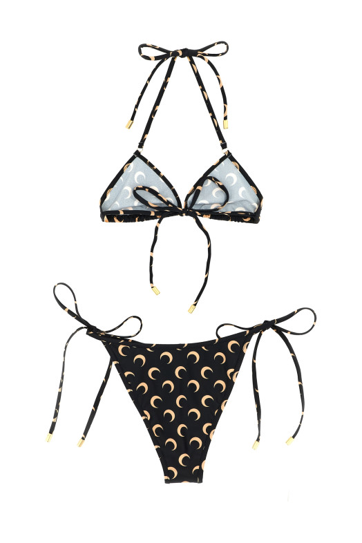 Бикини с логотипом, черное MARINE SERRE WSW011ACJER0003IT99