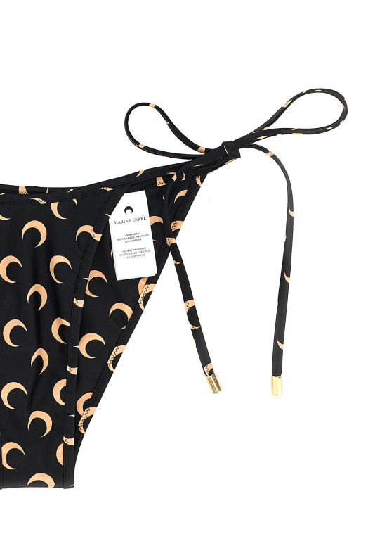 Бикини с логотипом, черное MARINE SERRE WSW011ACJER0003IT99