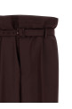 'Paper-Bag' pants Purple